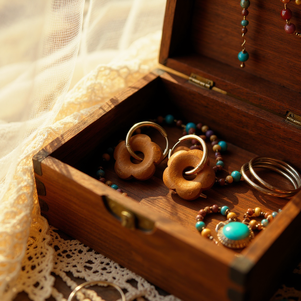 Boucles FLEURS DES BOIS