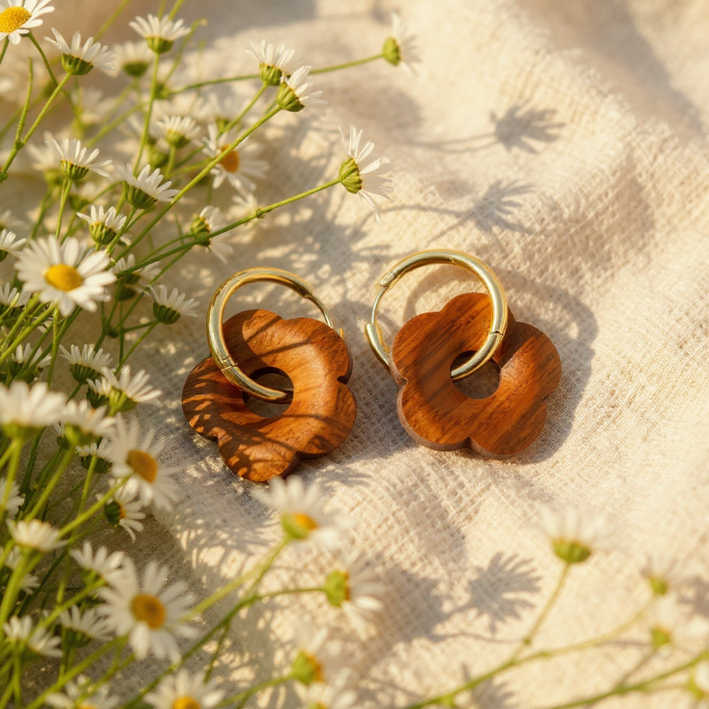 Boucles FLEURS DES BOIS