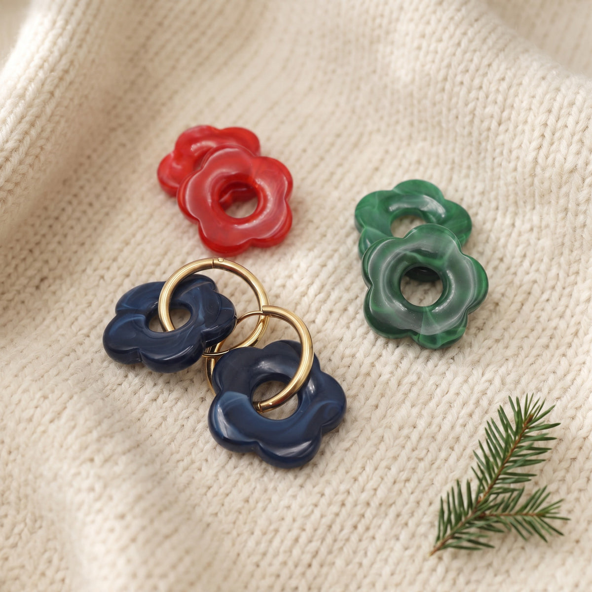 Trio FLEURS DE NOËL 🎄